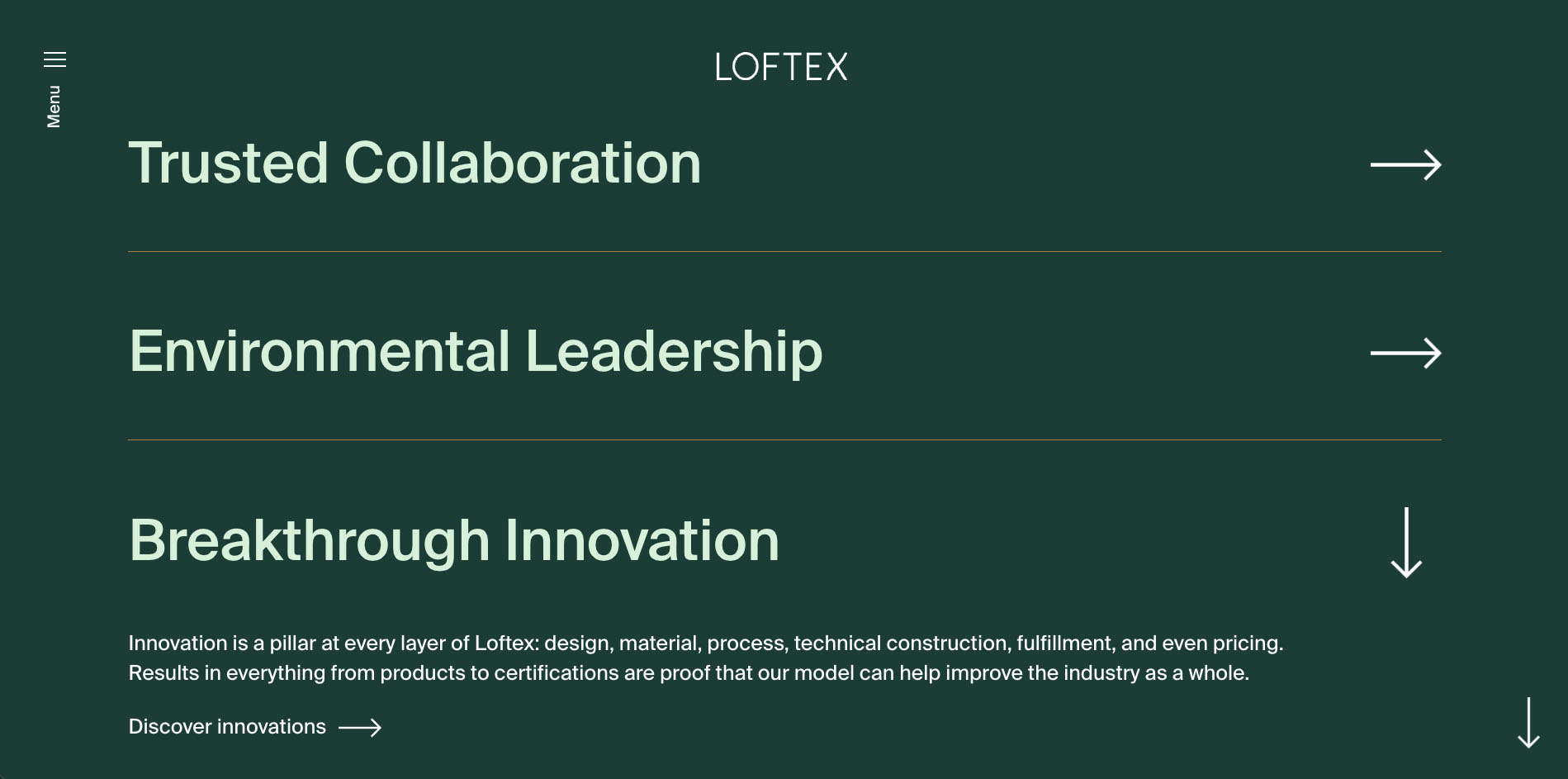 PRODUCTS - LOFTEX